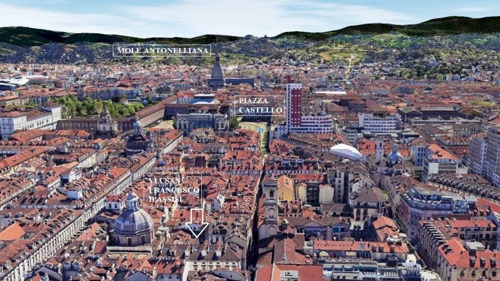 Vista - Two-room apartment via San Francesco d'Assisi, 4, Torino (neighborhood Centro) - photo 3