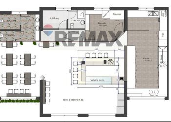 Pianta 2D - Attività Commerciale Santarcangelo di Romagna - foto 4
