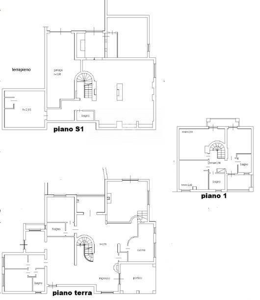 Foto 68 - Villa Cassia, Viterbo - planimetria 1