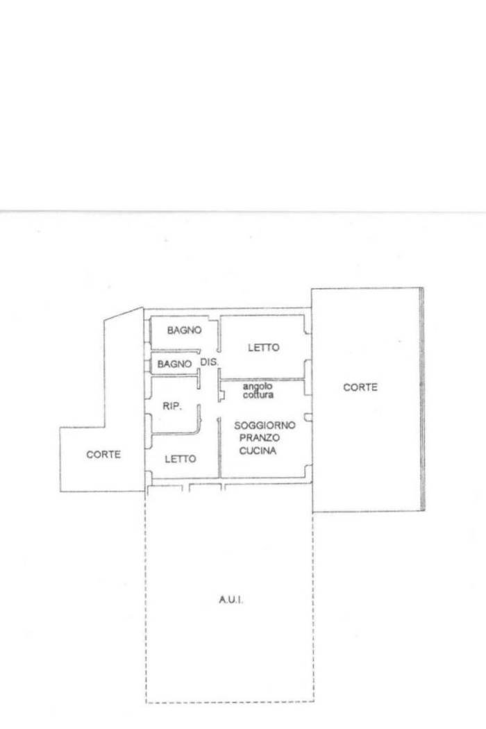 Quadrilocale viale delle Palme, 64, Ravenna (zona Porto Corsini) - planimetria 1