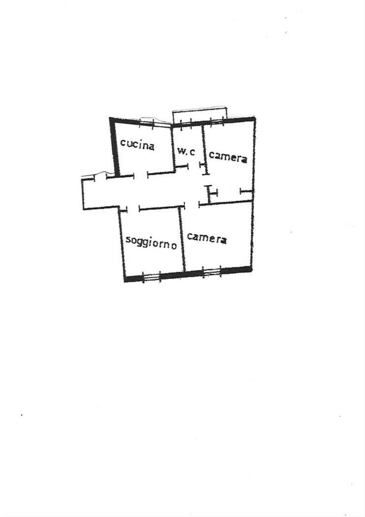 Quadrilocale Bologna (zona Marconi) - planimetria 1
