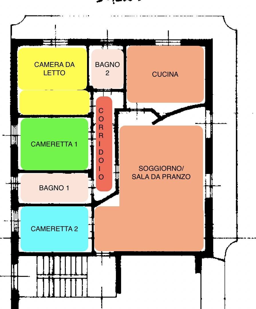 Foto 27 - Quadrilocale VIA MAMELI
 
4, Magnago - planimetria 1