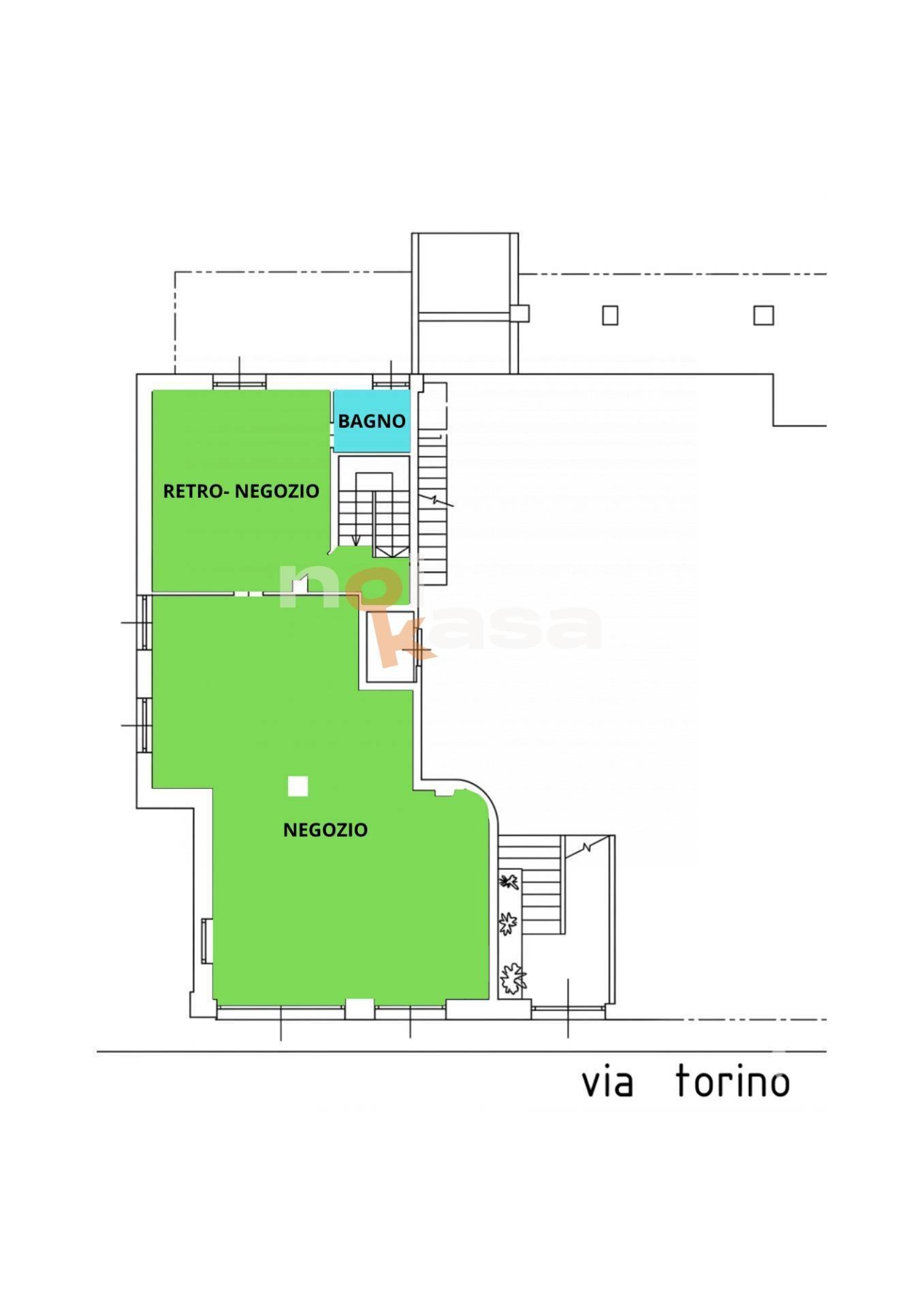 Foto 11 - Locale Commerciale via Genova
 
28, Busto Arsizio - planimetria 1