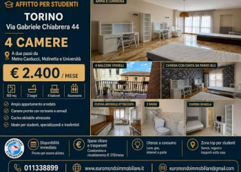 Zona - Apartment via Gabriele Chiabrera, 44, Torino (neighborhood San Salvario) - photo 1