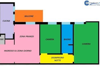 Planimetria - Quadrilocale Ozzano dell'Emilia - foto 45