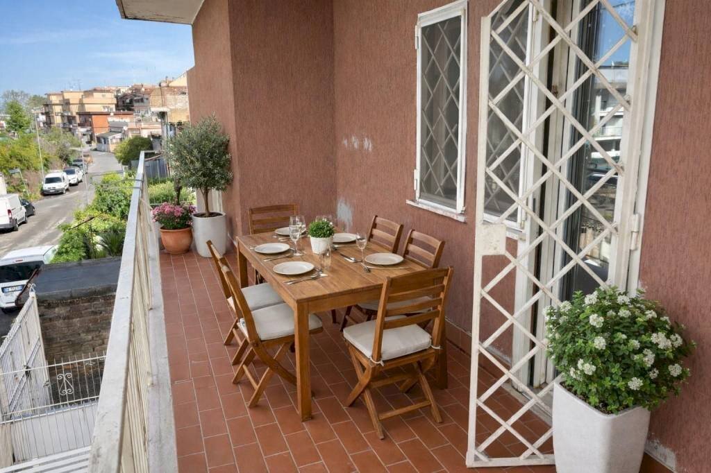 Terrazzo - Bilocale via Giambattista Gelli, Roma (zona Casal Bernocchi) - foto 2