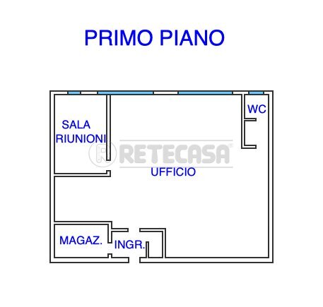 PLANIMETRIA - Office Via Pier Paolo Pasolini 2/A, Pradamano - floor plans 1