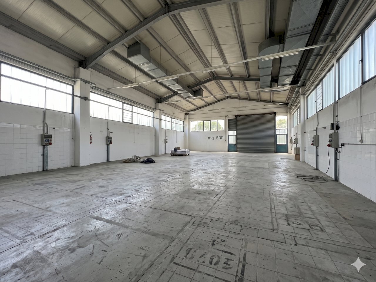 capannone 500 mq..png - Commercial Premises Via Gaetano Mario Columba 81, Siracusa - photo 1