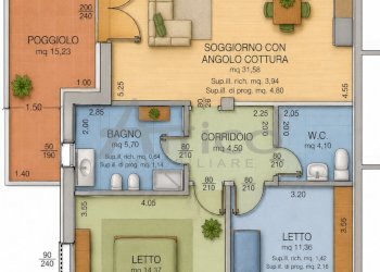 20574B7C-2176-4BF2-A807-E0654B82F184.png - Appartamento Via Vincenzo Giudice RO, Rovigo - foto 2