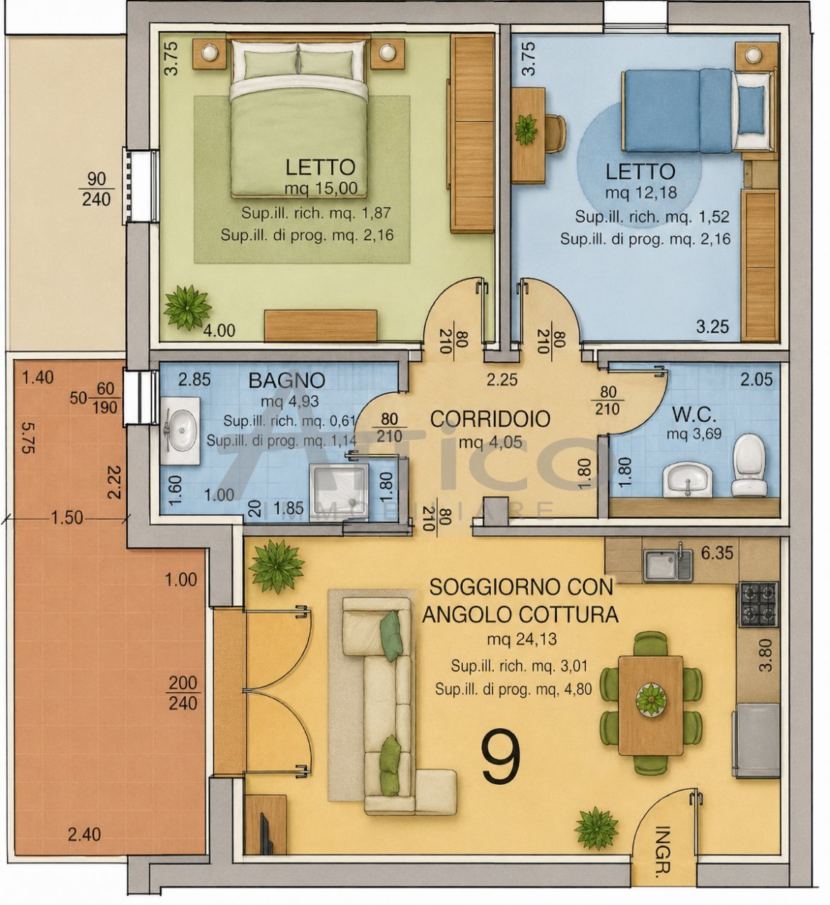 E851BBCE-4D8F-4343-AB55-595C5FF24FEE.png - Appartamento Via Vincenzo Giudice RO, Rovigo - foto 2