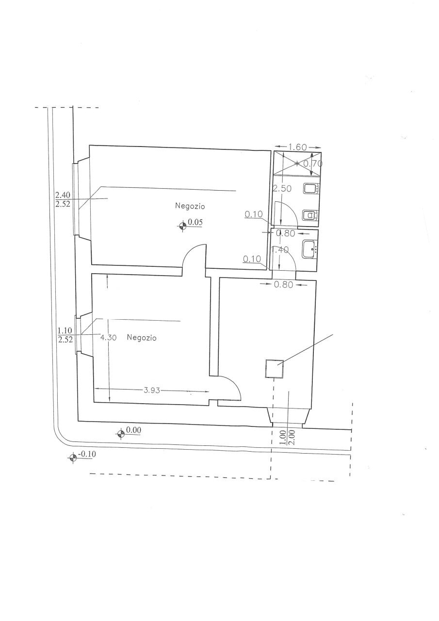 planimetria - Commercial Premises Piazza del Duomo, Prato - floor plans 1