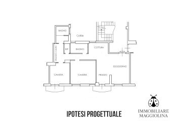 IPOTESI PROGETTUALE.png - Four-room apartment Via Giovanni Sforza 12, La Spezia (neighborhood Centro Storico) - photo 7
