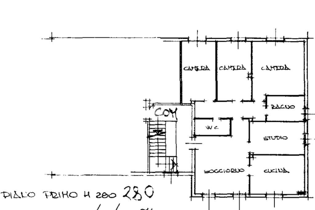 Apartment Via Valli, Calderara di Reno - floor plans 1
