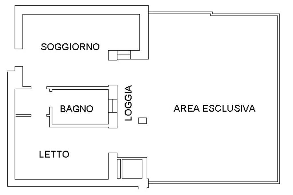 Bilocale Largo della Cooperazione, Zola Predosa - planimetria 1