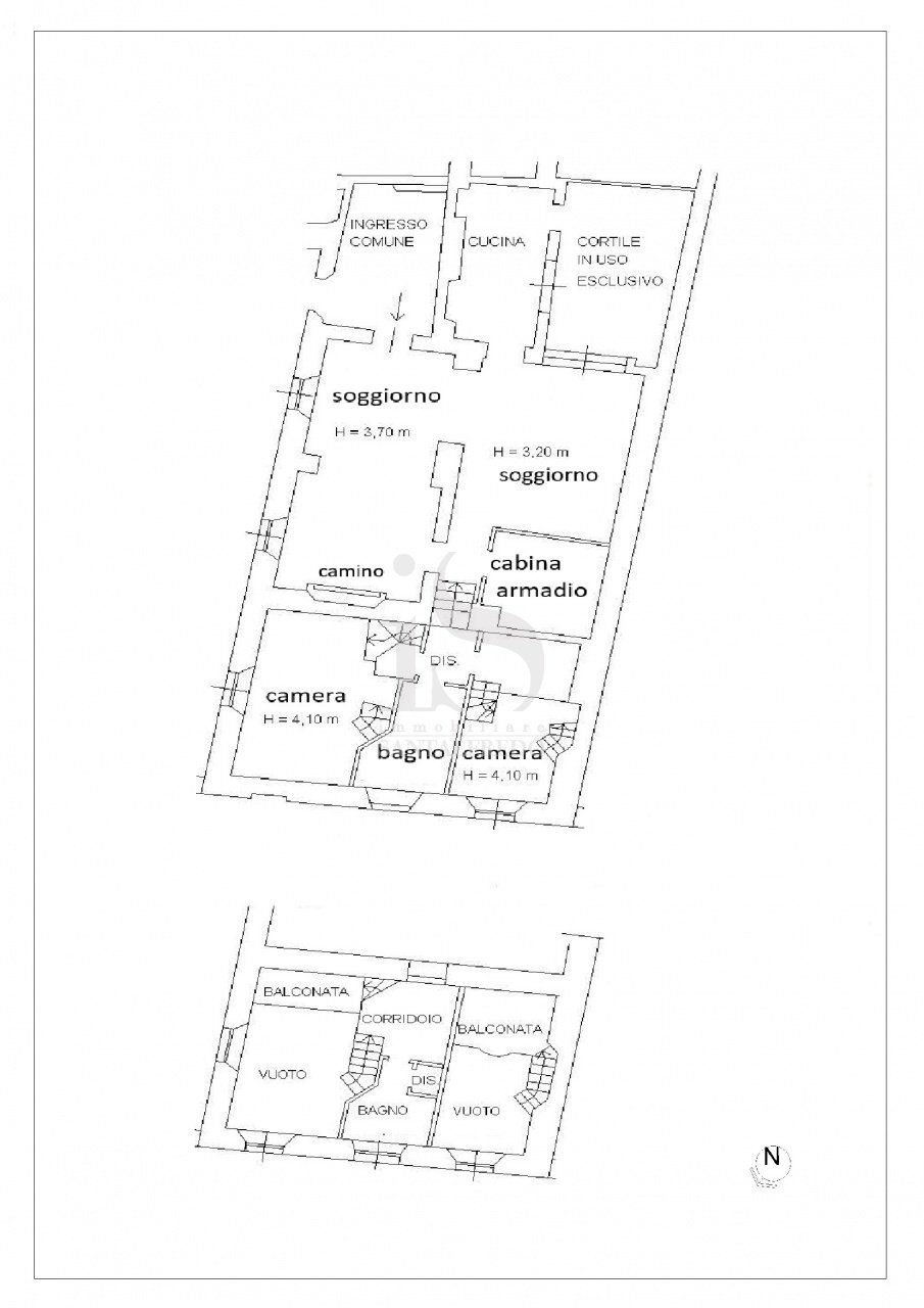 Trilocale Via Giuseppe Parini, 2, Briosco - planimetria 1
