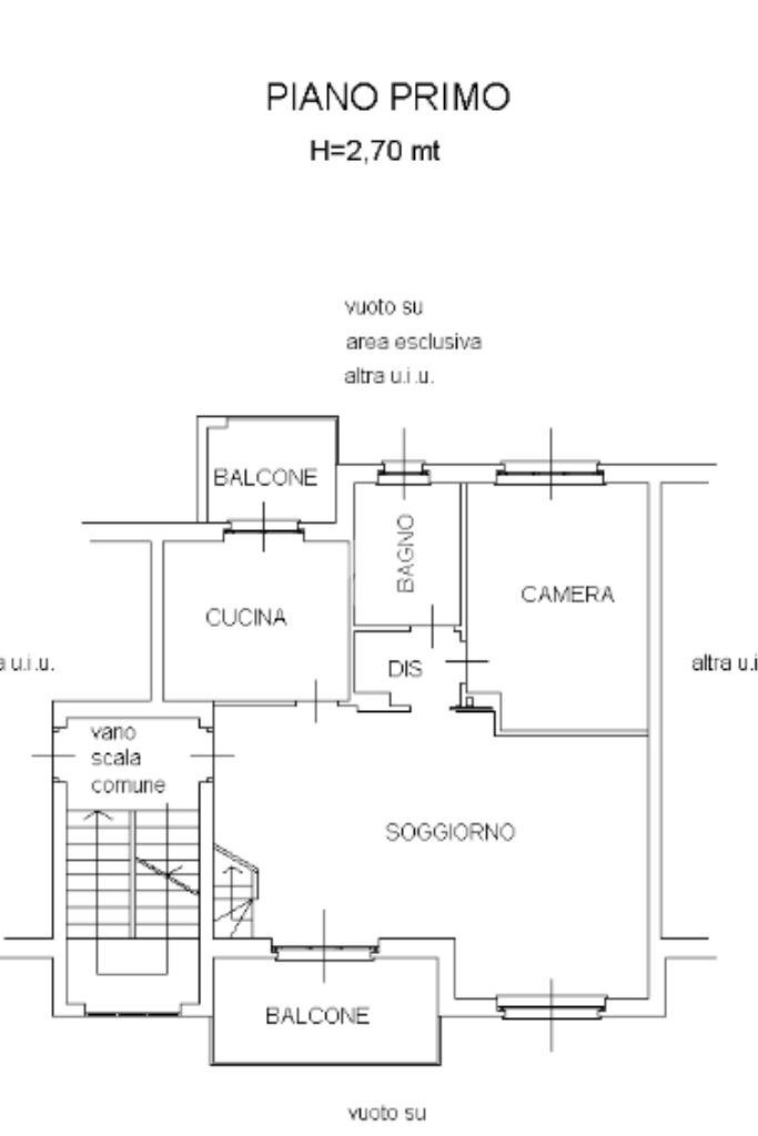 Appartamento Via Torino, Lanzo Torinese - planimetria 1