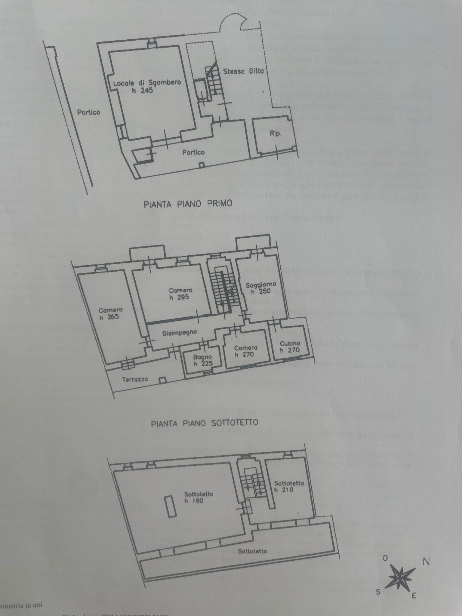 Casa semi indipendente Piverone - planimetria 1