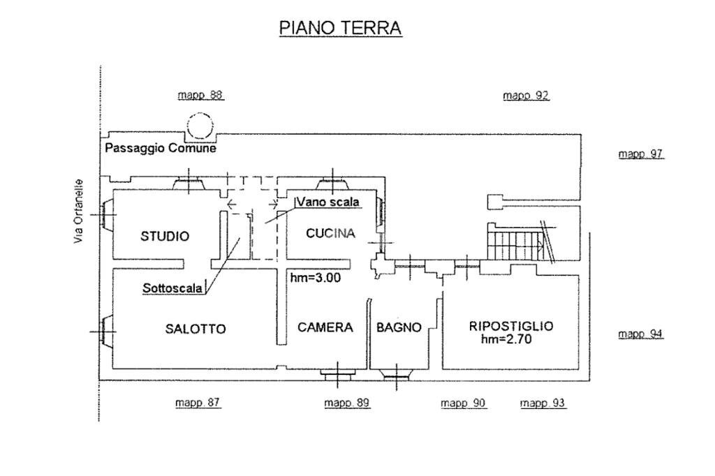 Quadrilocale Via delle Orfanelle, Verbania - planimetria 1