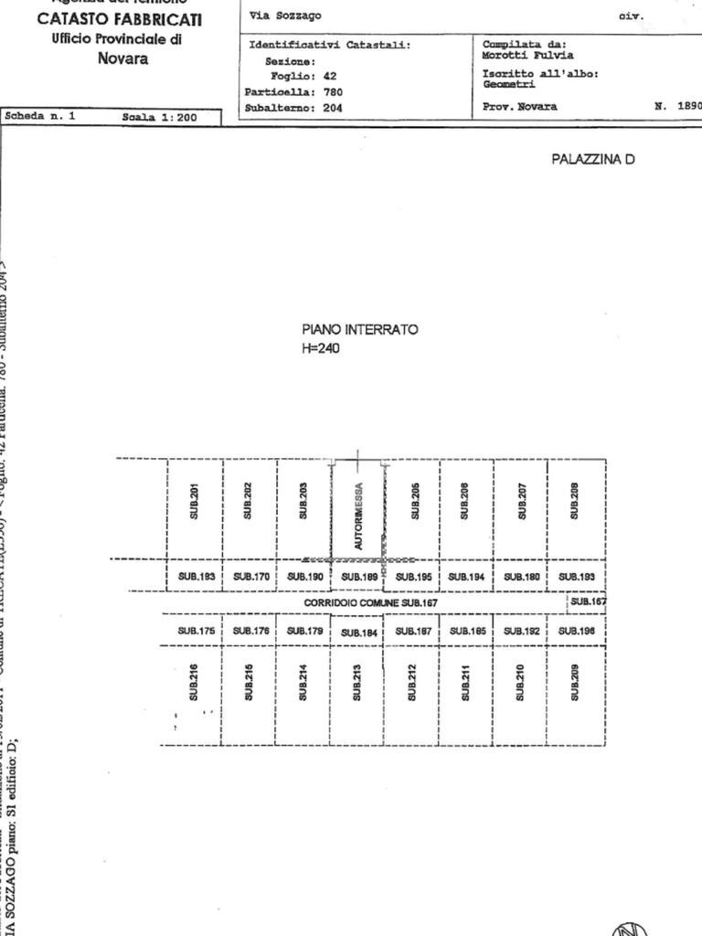 Two-room apartment Via Pertini, Trecate - floor plans 1
