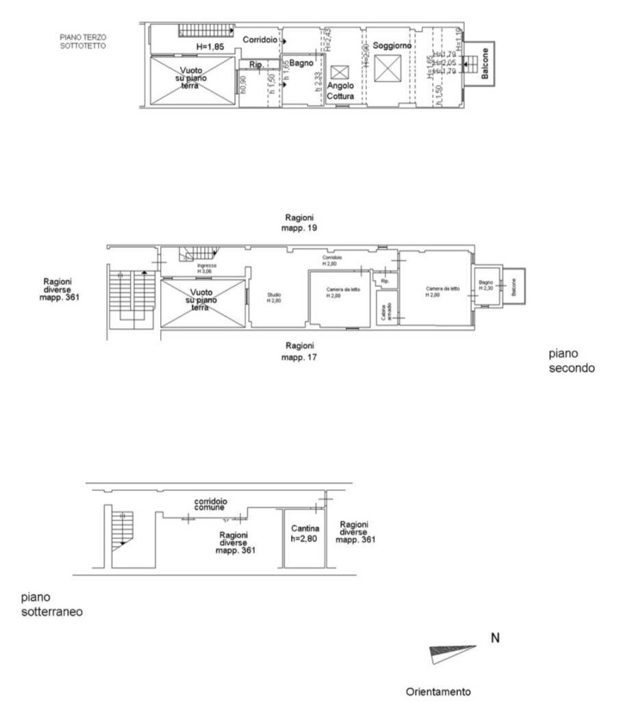PLN OK - Quadrilocale Via Armando Quadri, Bologna (zona San Vitale) - planimetria 1