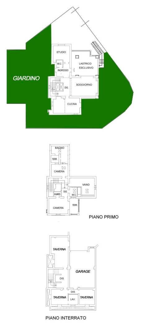 PLN INT - Villa Unifamiliare Via Pontebuco 60, San Lazzaro di Savena - planimetria 1