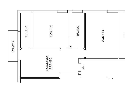 PLN INT - Trilocale Via Don Luigi Guanella 7, Bologna (zona San Ruffillo) - planimetria 1