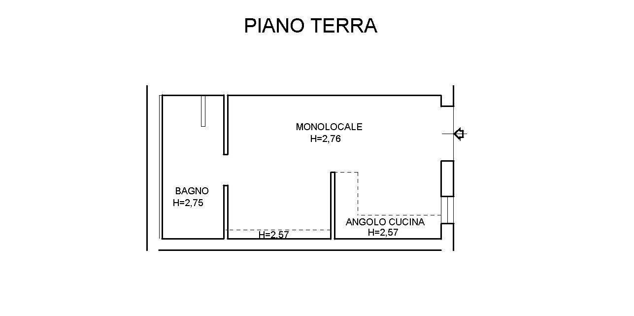 PLAN OK - Monolocale Via San Mamolo, Bologna (zona Colli) - planimetria 1