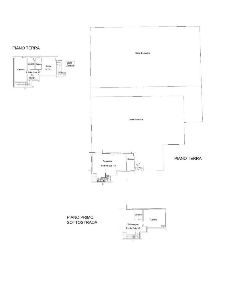 PLAN A3 SUB 12 - Villa a Schiera Via Balda, Bologna - planimetria 1