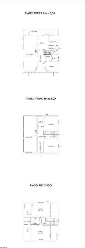 PLN INT - Single Family Villa Via Bruno Buozzi, Pianoro - floor plans 1