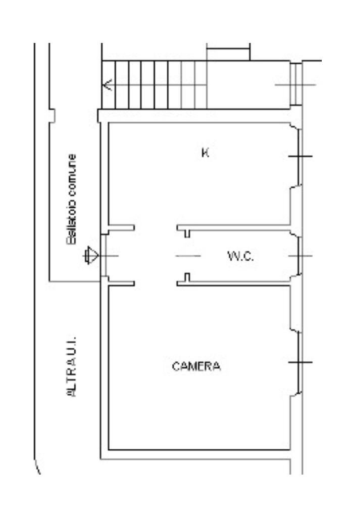Bilocale bilocale Via Brembo, Milano (zona Ticinese) - planimetria 1