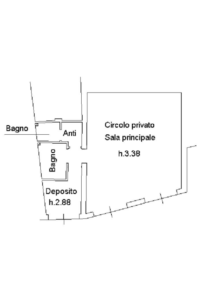 Negozio Via Massarenti, Bologna (zona Massarenti) - planimetria 1
