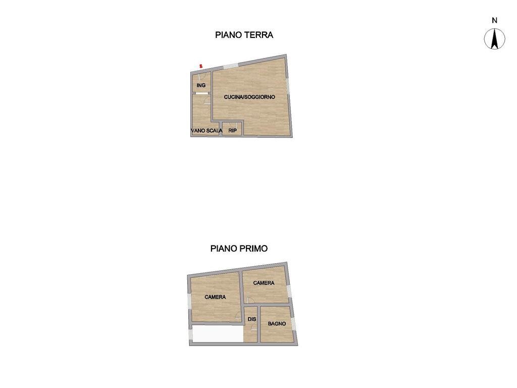 Casa semi indipendente Via giusti, Susa - planimetria 1