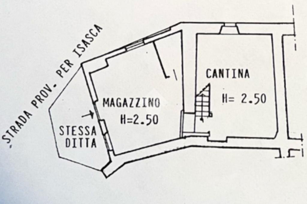 Casa semi indipendente Via Giordani, Brondello - planimetria 1