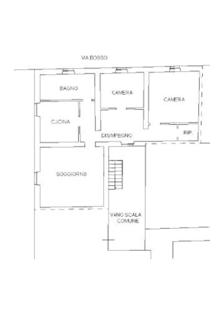 Quadrilocale Piazza XXV Aprile, Casale Monferrato - planimetria 1