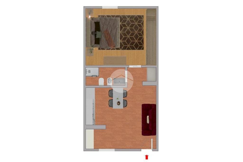 Bilocale Via Luigi Salma, Corsico - planimetria 1