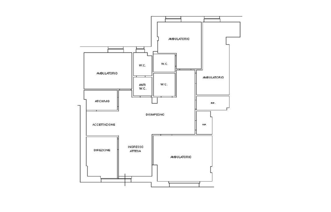 Office Via Madonna Piccola, Martina Franca - floor plans 1