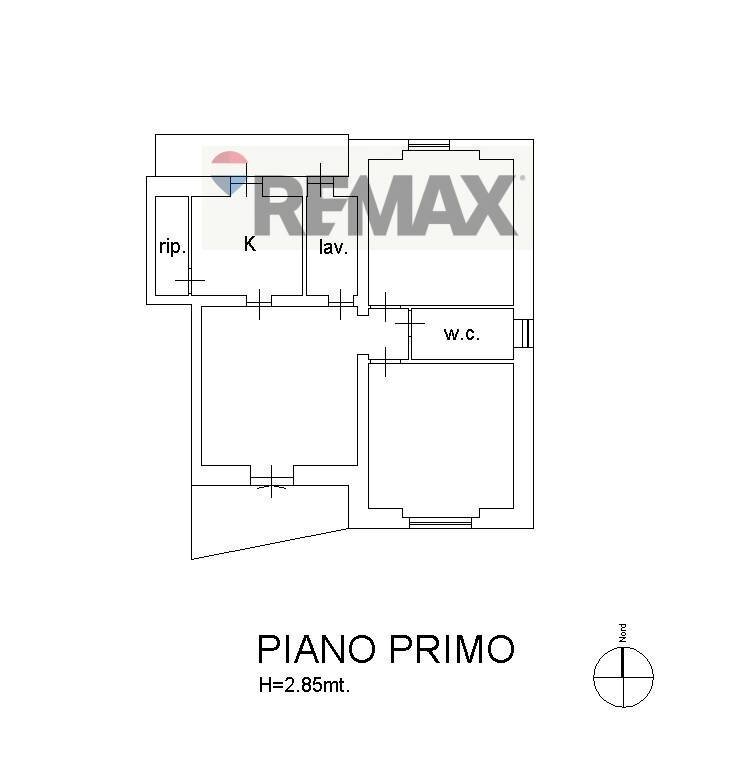 Pianta 2D - Trilocale Via Erbe Bianche
 
10, Misterbianco - planimetria 1