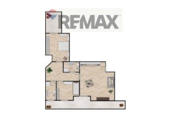 Pianta 2D - Three-room apartment Via Delle Piagge
 
26, Tivoli - photo 5