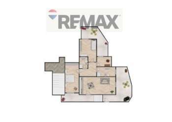 Pianta 2D - Three-room apartment Via Delle Piagge
 
26, Tivoli - photo 8