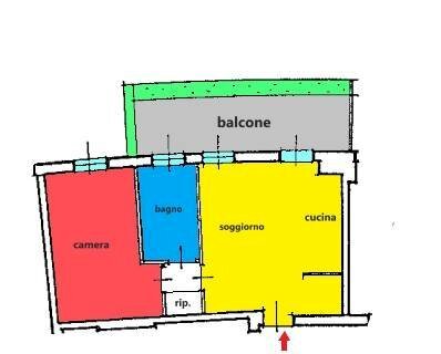 Foto 27 - Two-room apartment Via Ceresa
 
18, Bergamo - floor plans 1