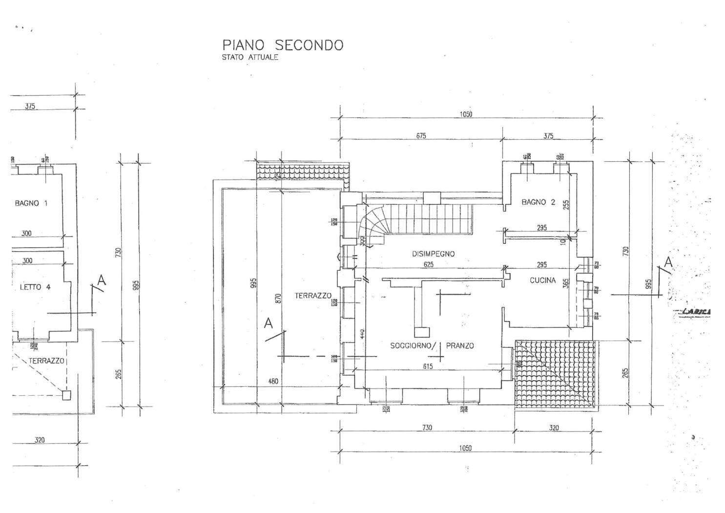 Villa via Podio, Pino Torinese - planimetria 1