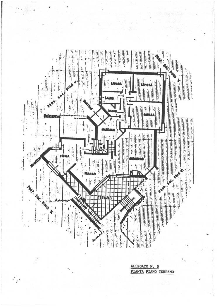 Villa via Traforo, Pino Torinese - planimetria 1