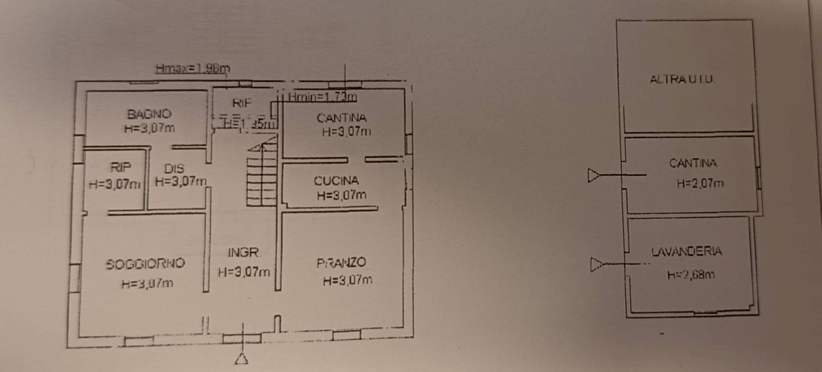 Villa San Giovanni in Persiceto - planimetria 1