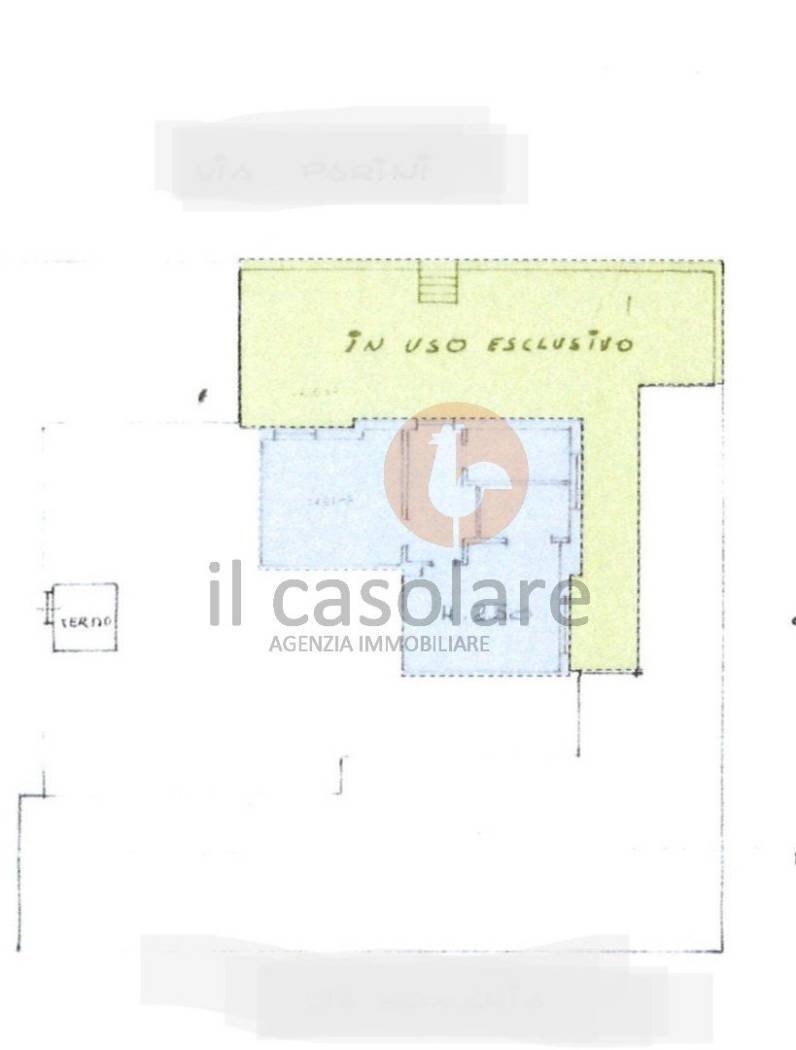 Trilocale via Sandro Pertini, Fano - planimetria 1