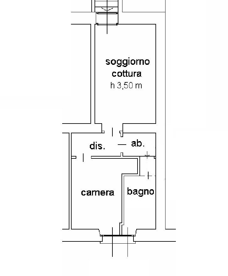 Bilocale via GORIZIA, 35, Sesto San Giovanni - planimetria 1