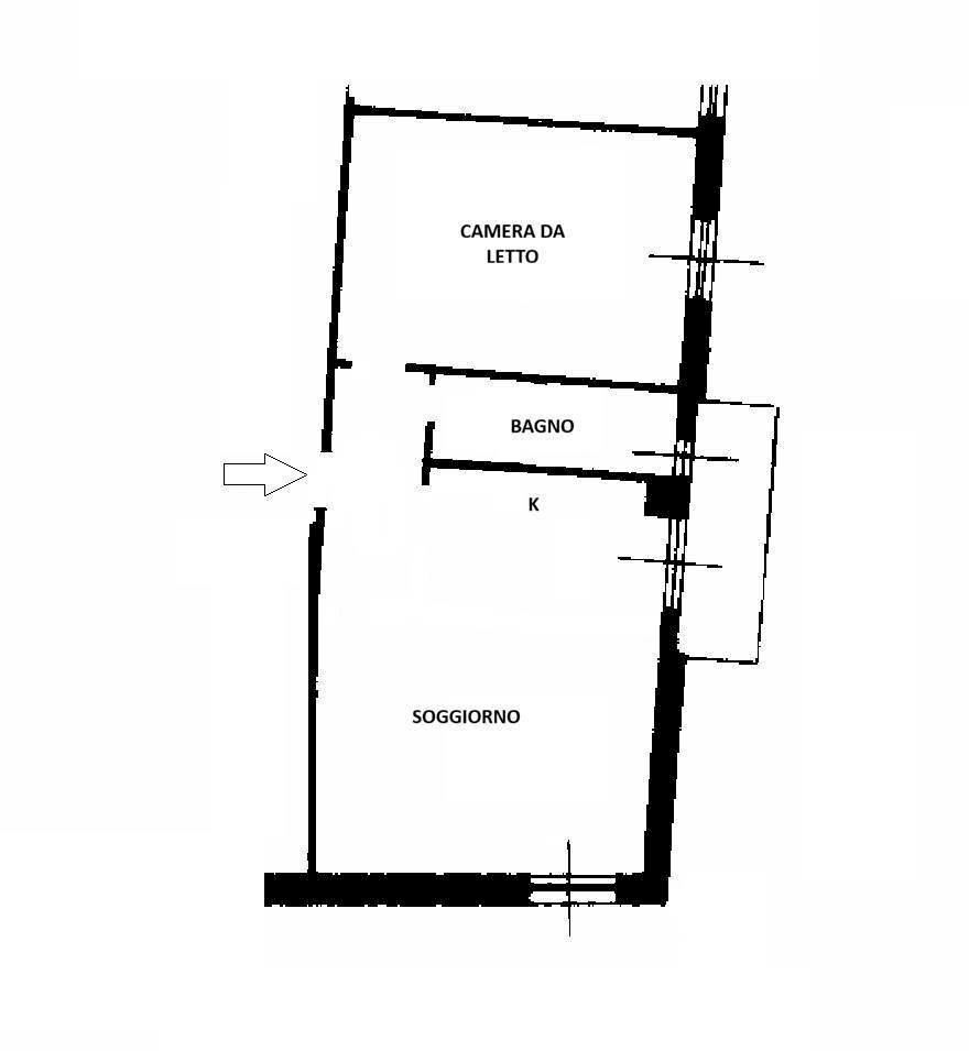 Two-room apartment via PIRANDELLO, 123, Sesto San Giovanni - floor plans 1