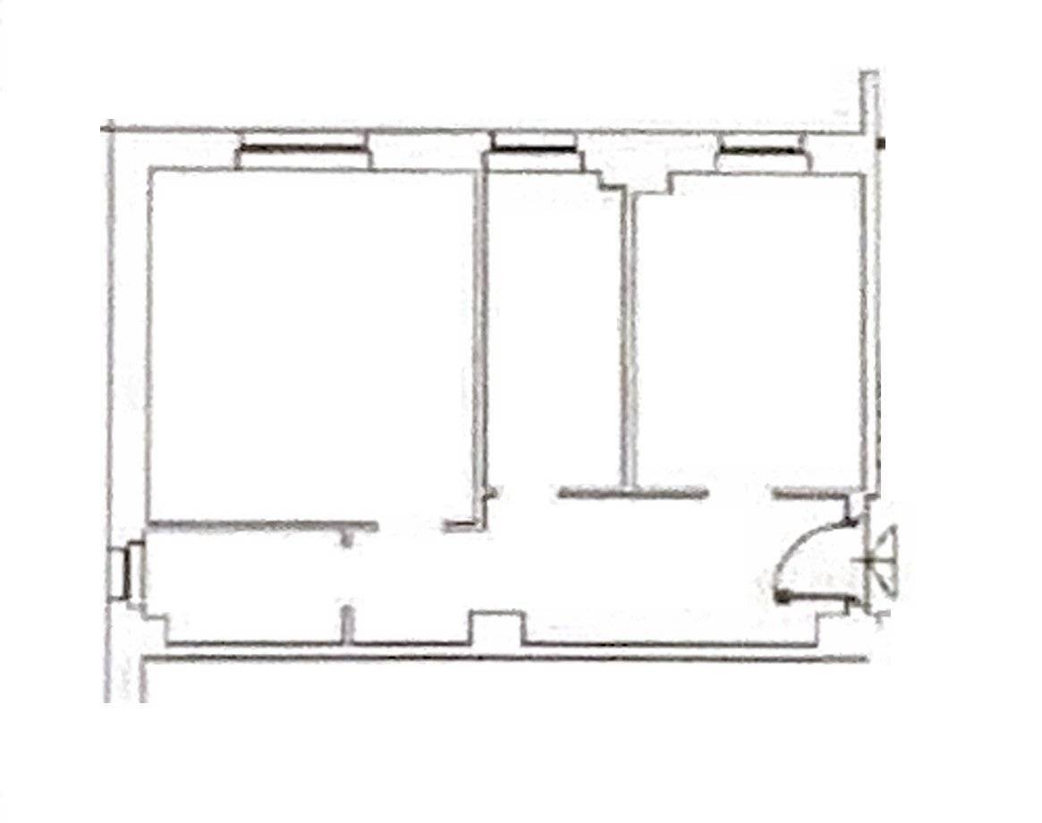 Two-room apartment viale CASIRAGHI, 102, Sesto San Giovanni - floor plans 1