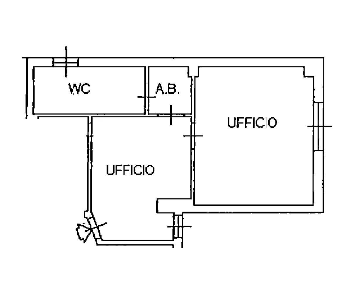 Office viale Matteotti, 489, Sesto San Giovanni - floor plans 1