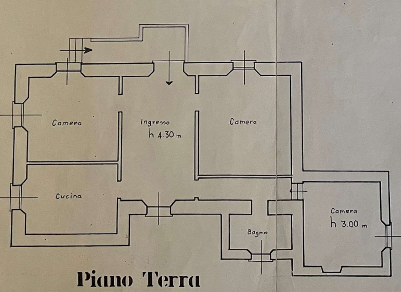 Planimetria  - Casa indipendente Rapallo - planimetria 1