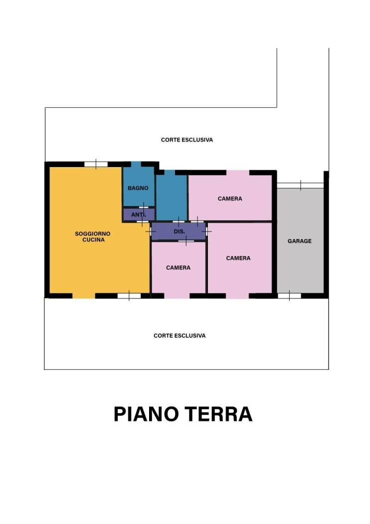 Villa via Cervese, 2198, Cesena - planimetria 1